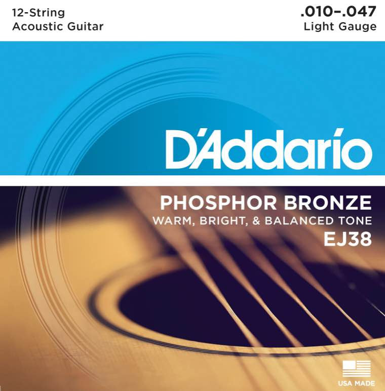 Acoustic EJ38 12-String Phosphor Bronze Light 10-47