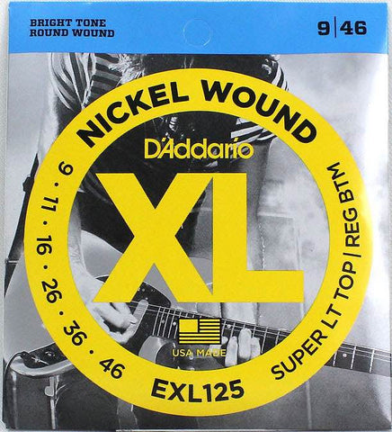 Electric EXL125 Nickel Wound Super Light Top/Regular Bottom 9-46
