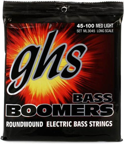 Bass Boomers 4-String Medium Light 36.5" Winding 45-100 Set ML3045