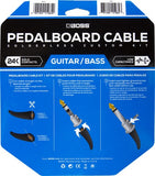 12 Foot Solderless Pedalboard Cable Kit BCK-12