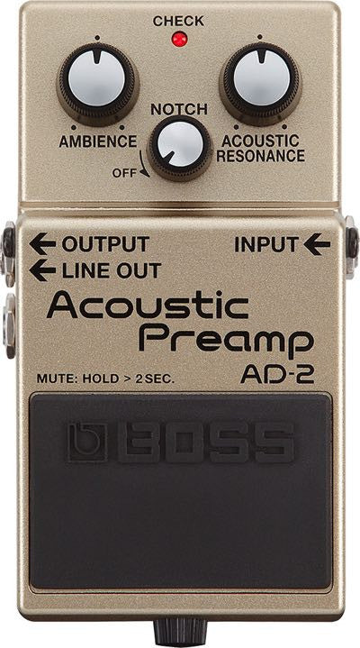 Acoustic Preamp Pedal AD-2