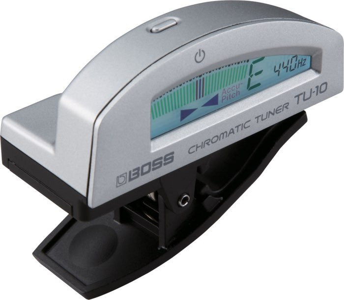 Clip-On Chromatic Tuner in Silver TU-10