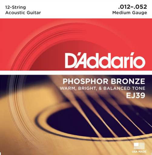 Acoustic EJ39 12-String Phosphor Bronze Medium 12-52