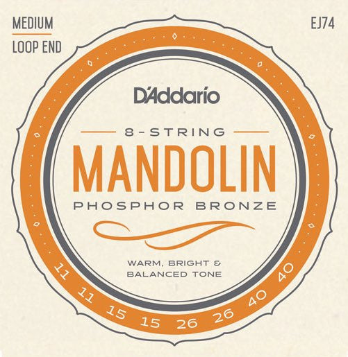 Mandolin EJ74 Phosphor Bronze Medium 11-40