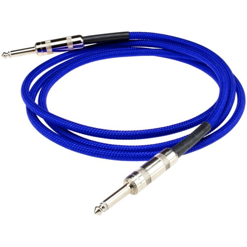 18 Foot Instrument Cable in Electric Blue EP1718SSEB