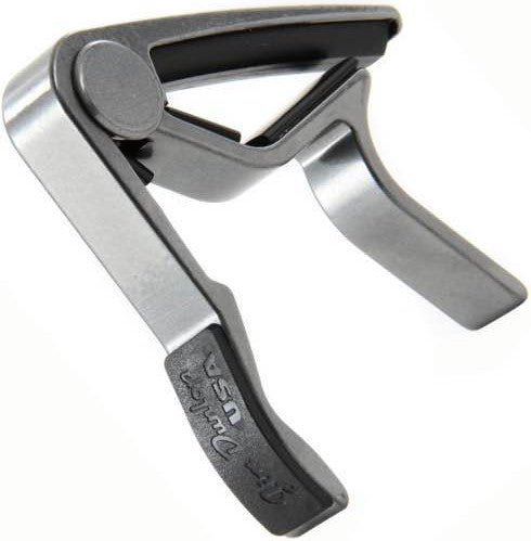Acoustic Curved Trigger Capo in Smoked Chrome 83CS