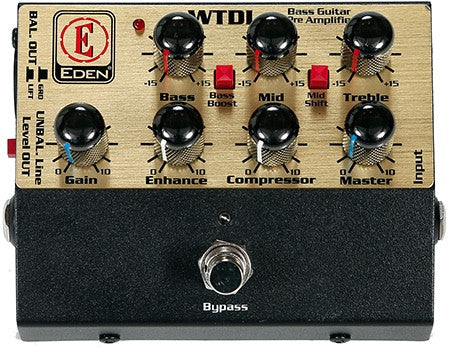 WTDI Direct Box Bass Preamp Pedal B Sharp Music WTDI Direct Box Bass Preamp Pedal B Sharp Music