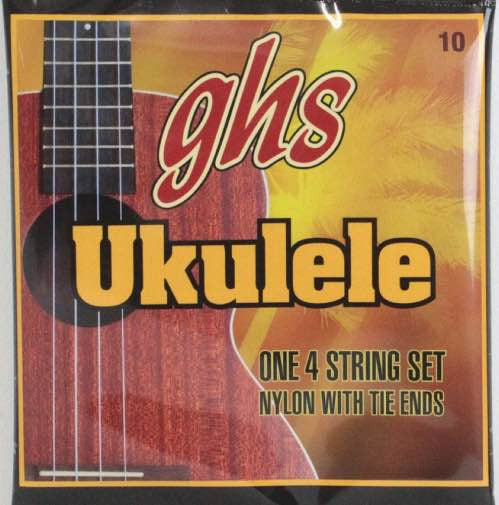 Ukulele Clear Nylon Hawaiian D-Tuning 4-String Set 10